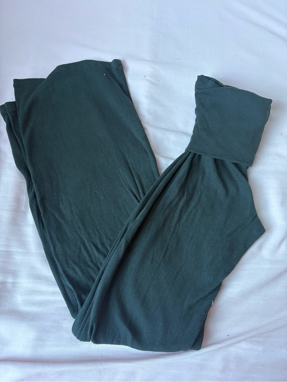 Skims Fold-Over Ribbed Pants
